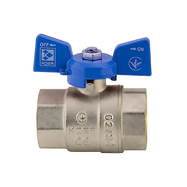 Кран кульовий Koer 1" ГГМ (KR.217.B) синій (KR2718) - Фото - 4