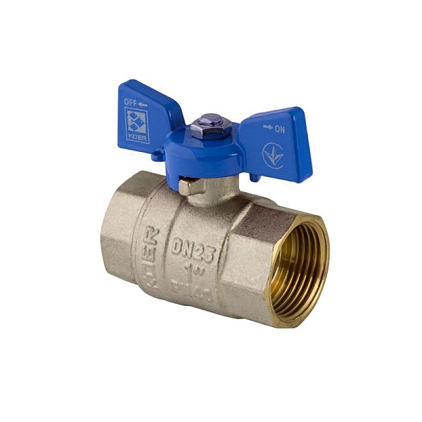 Кран кульовий Koer 1" ГГМ (KR.217.B) синій (KR2718) - Фото - 6