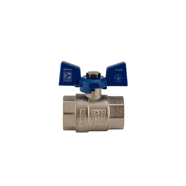 Кран кульовий Koer 3/4" ГГМ (KR.217.B) синій (KR2720) - Фото - 3