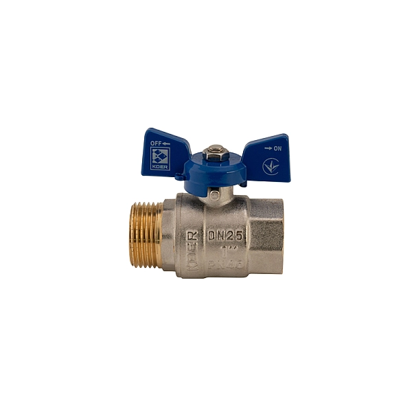 Кран кульовий Koer 1" ГШМ (KR.218.B) синій (KR2721) - Фото - 5