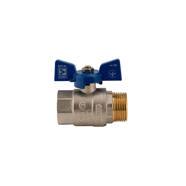 Кран кульовий Koer 1" ГШМ (KR.218.B) синій (KR2721) - Фото - 4