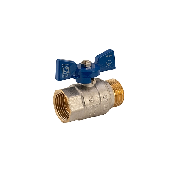 Кран кульовий Koer 1" ГШМ (KR.218.B) синій (KR2721) - Фото - 2