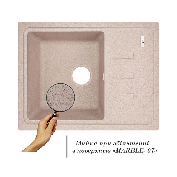 Кухонная мойка Lidz 620x435/200 MAR-07 (LIDZMAR07620435200) - Фото - 3