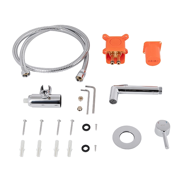 Набор для гигиенического душа Qtap Inspai-Varius округлый QTINSVARCRMV00440001 Chrome - Фото - 6