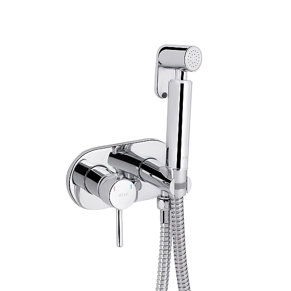 Набор для гігієнічного душу Qtap Inspai-Varius округлий QTINSVARCRMV00440501 Chrome - Фото - 3