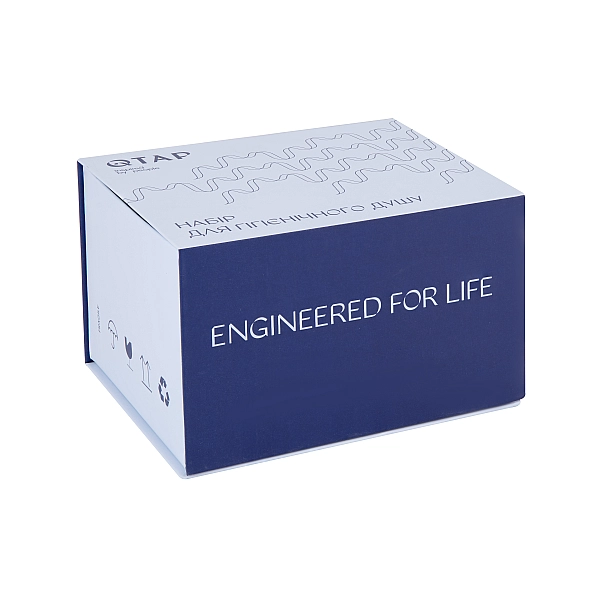 Набор для гігієнічного душу Qtap Inspai-Varius округлий QTINSVARCRMV00440501 Chrome - Фото - 8