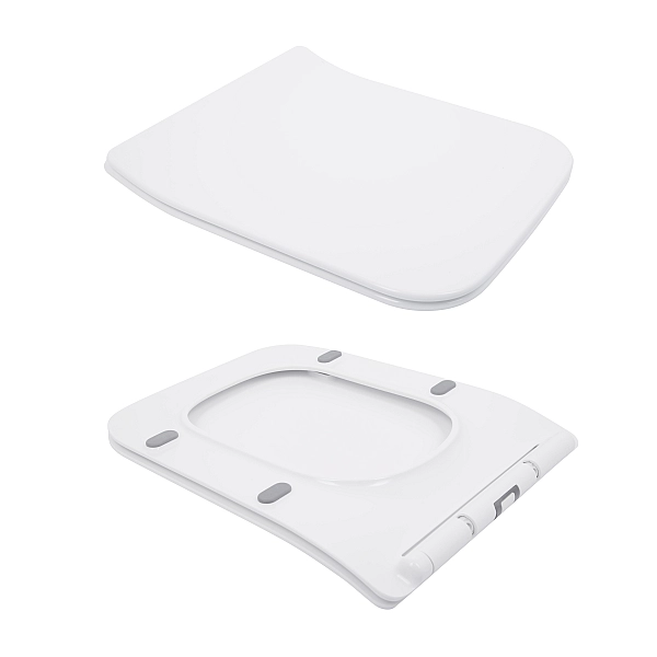 Унітаз-компакт Qtap Crow безобідковий з сідінням Soft-close QT05222170W - Фото - 9