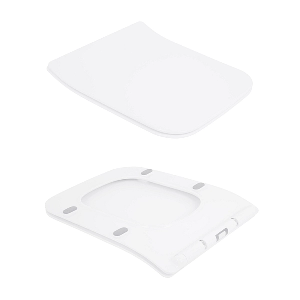 Унітаз підвісний Qtap Crow безобідковий з сідінням Soft-close QT05335170W - Фото - 8