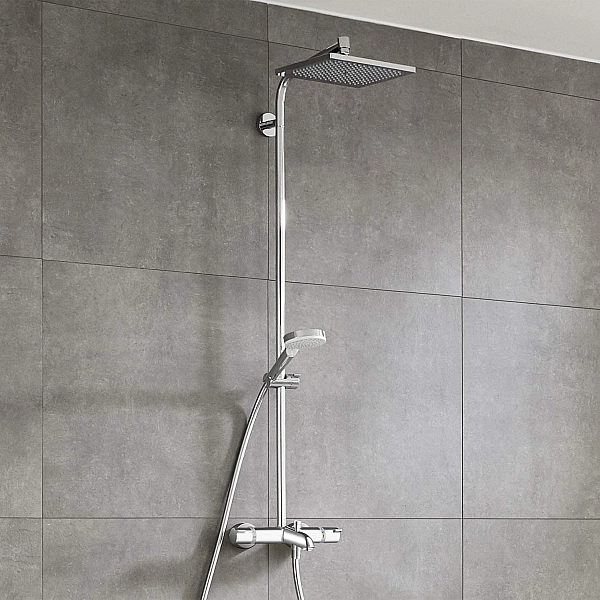27298000 Crometta E 240 Showerpipe Душова система д/ванни (1 сорт) - Фото - 3