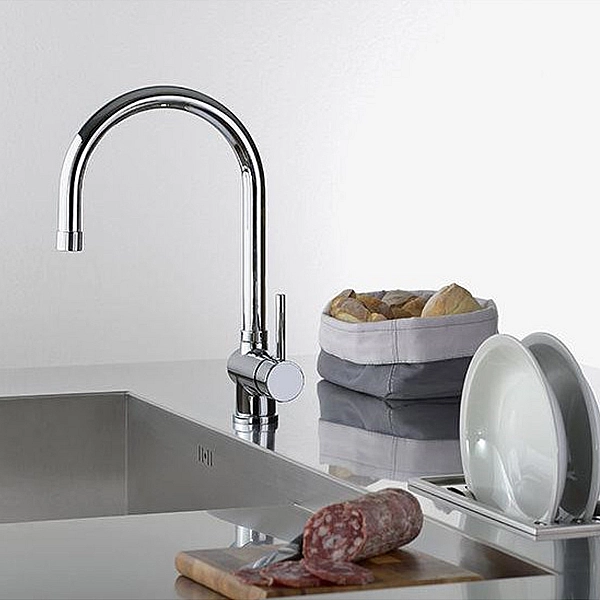 SK 190 ST 3VIE  Змішувач для кухні з підключенням до фільтру, нерж.сталь (1 сорт) - Фото - 3