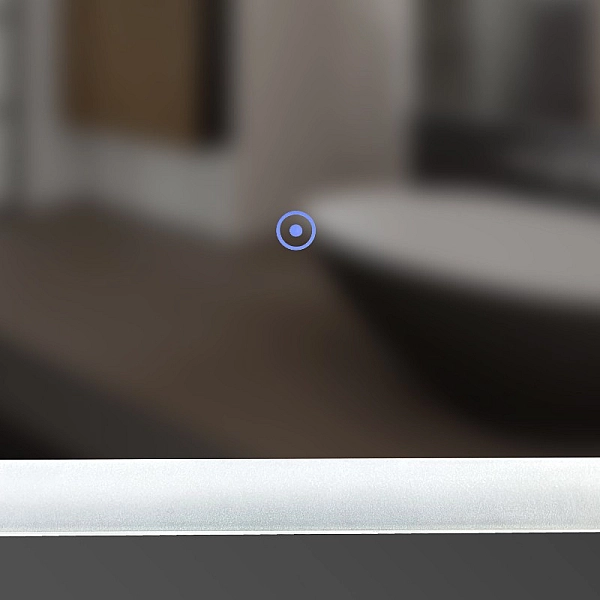 5257361 ACQUA Дзеркало 600х700 закруглене, з тачсенсором та LED підсвідкою (1 сорт) - Фото - 4