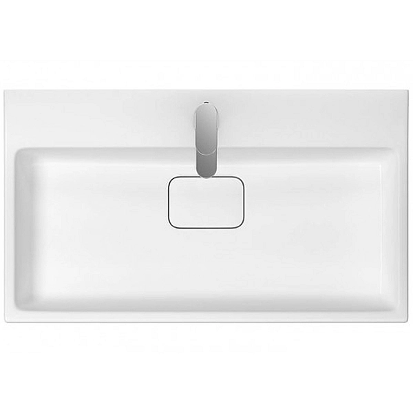 K118-002 VIRGO Раковина меблева -80 см, білий глянець (1 сорт) - Фото - 2