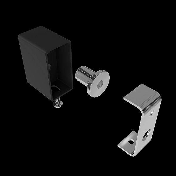 D50004 Комплект прихованого підключення прямокутний, хром (1 сорт) - Фото - 7