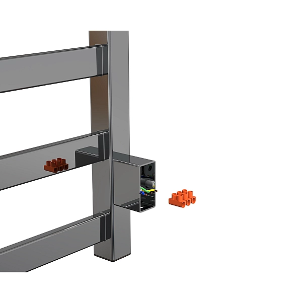 D50004 Комплект прихованого підключення прямокутний, хром (1 сорт) - Фото - 2