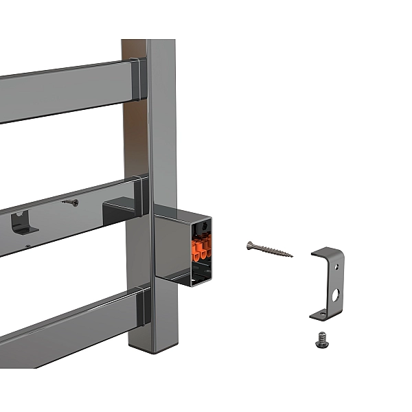 D50004 Комплект прихованого підключення прямокутний, хром (1 сорт) - Фото - 5