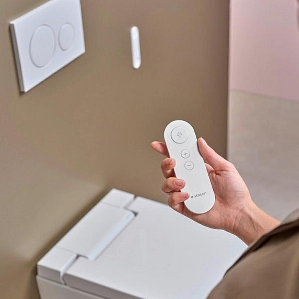 146.350.01.1 AquaClean Alba Підвісний унітаз-біде, покриття KeraTect, колір білий глянець, накладка біла (1 сорт) - Фото - 9