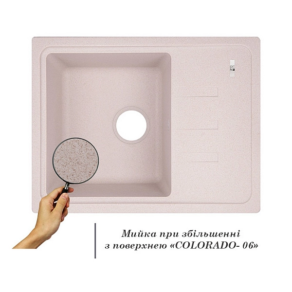 Кухонная мойка Lidz 620x435/200 COL-06 (LIDZCOL06620435200) - Фото - 3