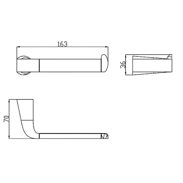 1110140 Тримач для паперу, хром (1 сорт) - Фото - 2