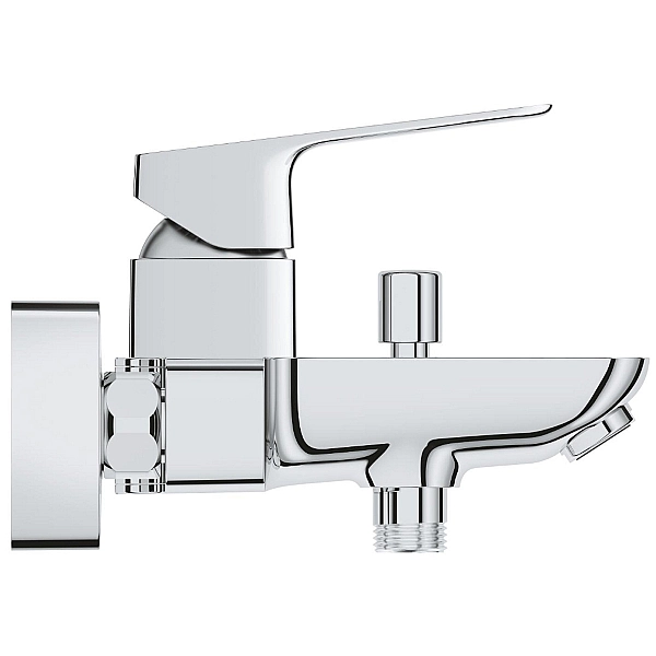 1018140000 Cubeo Змішувач одноважільний для ванни з ручним душем, хром (1 сорт) - Фото - 3