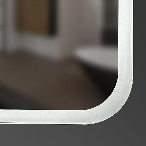 5255670 ACQUA Дзеркало 500х700 закруглене, з тачсенсором та LED підсвідкою (1 сорт) - Фото - 3