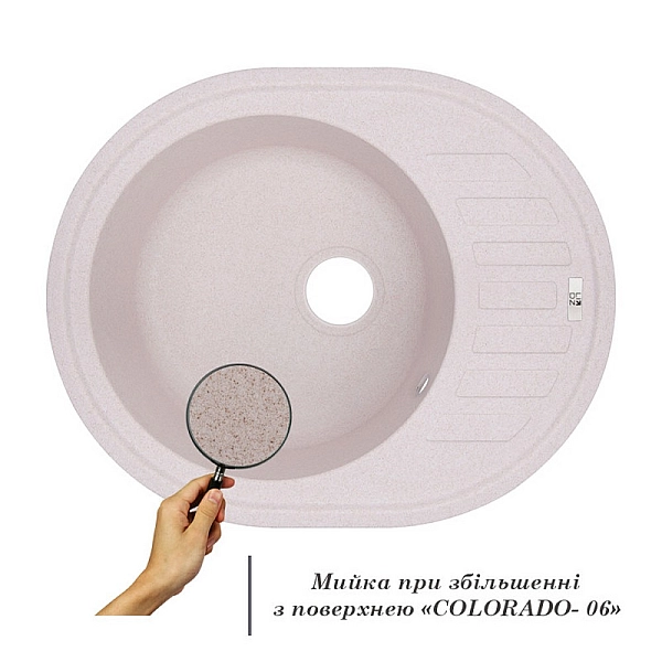 Кухонна мийка Lidz 620x500/200 COL-06 (LIDZCOL06620500200) - Фото - 3