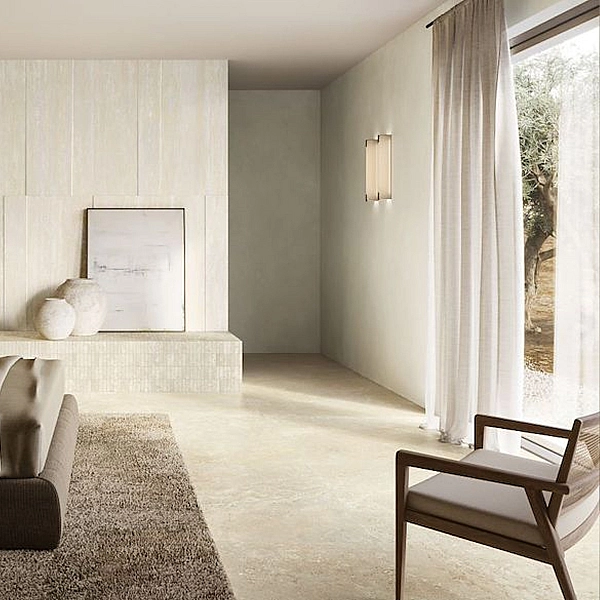 TR0412 TRAVERTINO BEIGE CROSS CUT SQ.  120X120 (1 сорт) - Фото - 5