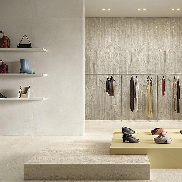 TR0412 TRAVERTINO BEIGE CROSS CUT SQ.  120X120 (1 сорт) - Фото - 4