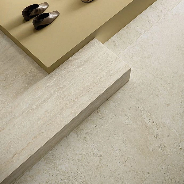 TR0412 TRAVERTINO BEIGE CROSS CUT SQ.  120X120 (1 сорт) - Фото - 6