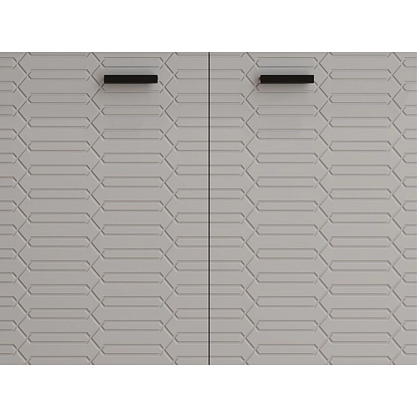 484050G Flow Тумба 50 з умивальником та ручками, сірий матовий (1 сорт) - Фото - 6