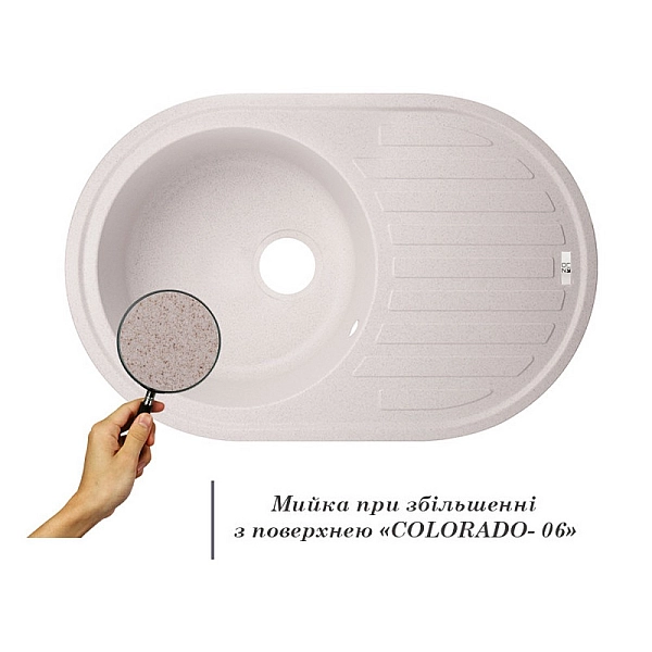 Кухонная мойка Lidz 780x500/200 COL-06 (LIDZCOL06780500200) - Фото - 3