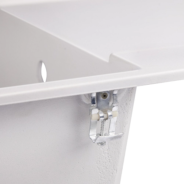 Кухонная мойка Lidz 790x495/230 WHI-01 (LIDZWHI01790495230) - Фото - 5