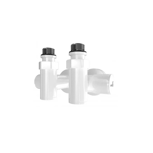 4.0.0500.56.RAL Кран кутовий під ТЕН, білий глянець (1 сорт) - Фото - 2