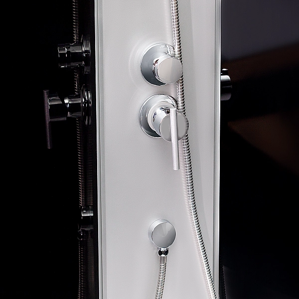 Душовий бокс Lidz Tani SB90x90.SAT.LOW.GR, скло тоноване 4 мм - Фото - 3