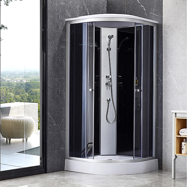 Душовий бокс Lidz Tani SB90x90.SAT.LOW.GR, скло тоноване 4 мм - Фото - 10