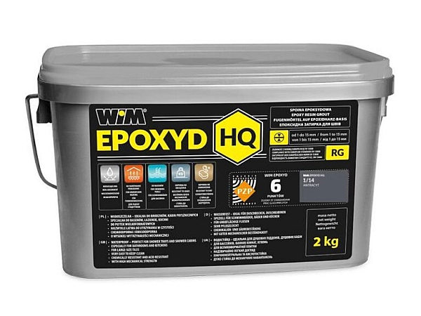 Зат WIMEPOXYD HQ 1/14 2кг антрацит (1 сорт)