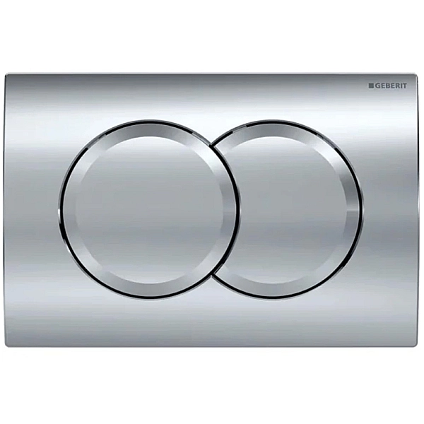 115.107.21.1 Delta01 Клавіша змиву з подвійним змивом: Глянцевий хром (1 сорт) - Фото - 4