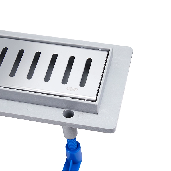 Трап Qtap Dry FA304-700 лінійний з сухим закривом та нержавіючою решіткою 700х73 - Фото - 3