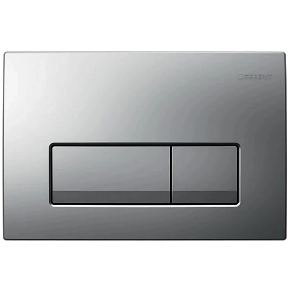 115.119.46.1 Delta50 Клавіша змиву з подвійним змивом: Матовий хром (1 сорт) - Фото - 4