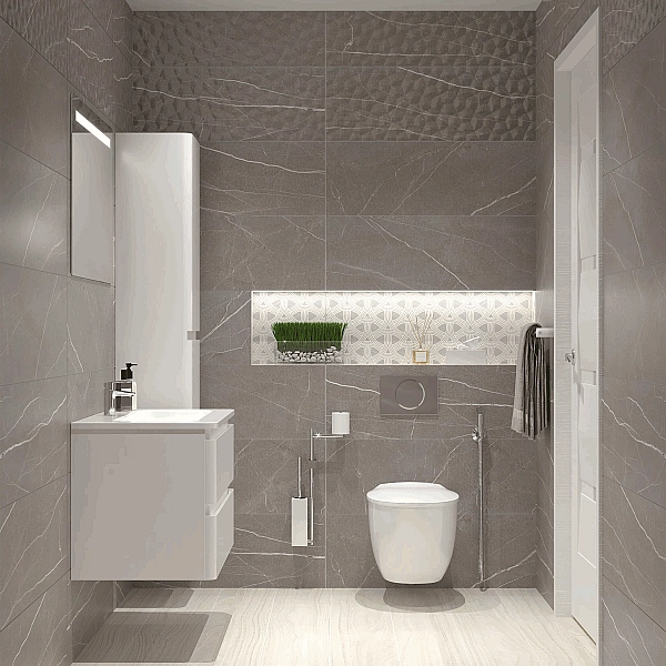 43111141W IVEN Змішувач д/раковини з донним  клапаном  01011100, хром/білий (1 сорт) - Фото - 6