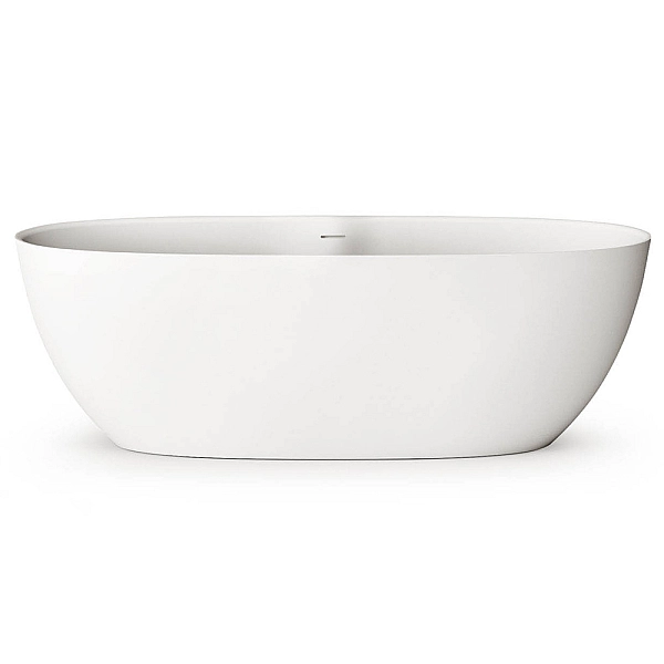 VABELL/00 BELLA Ванна окремостояча 170*80 см з литого (штучного) каменю, з інтегрованим сифоном, білий глянець (1 сорт)