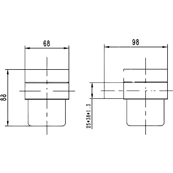 1610160B CITY Стакан, чорний матовий (1 сорт) - Фото - 2