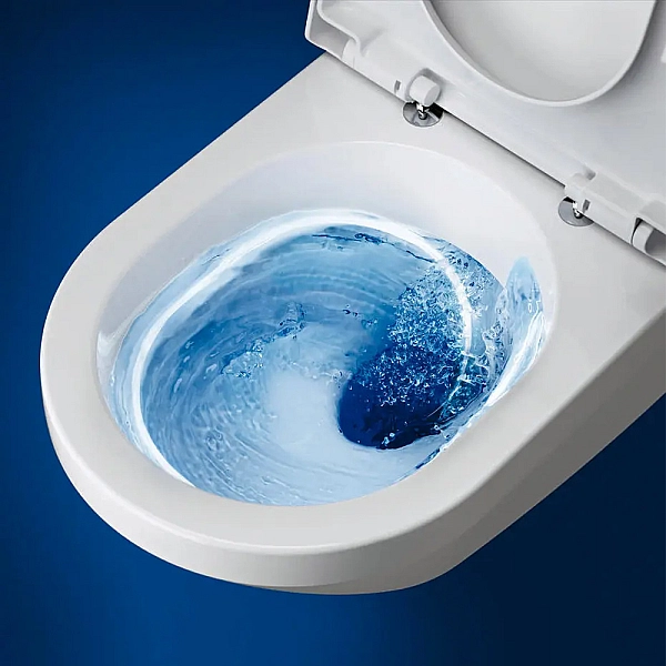 5684CL01 OMNIA ARCHITECTURA Унітаз підвісний + Кришка, турбозмив twistflush, білий (1 сорт) - Фото - 4