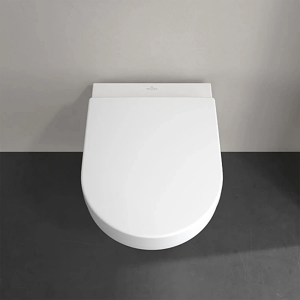 5684CL01 OMNIA ARCHITECTURA Унітаз підвісний + Кришка, турбозмив twistflush, білий (1 сорт) - Фото - 8