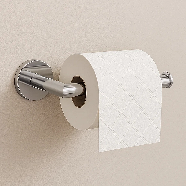 GW05 45 04 02 Creta Тримач д/паперу, полірована нержавіюча сталь (1 сорт) - Фото - 4