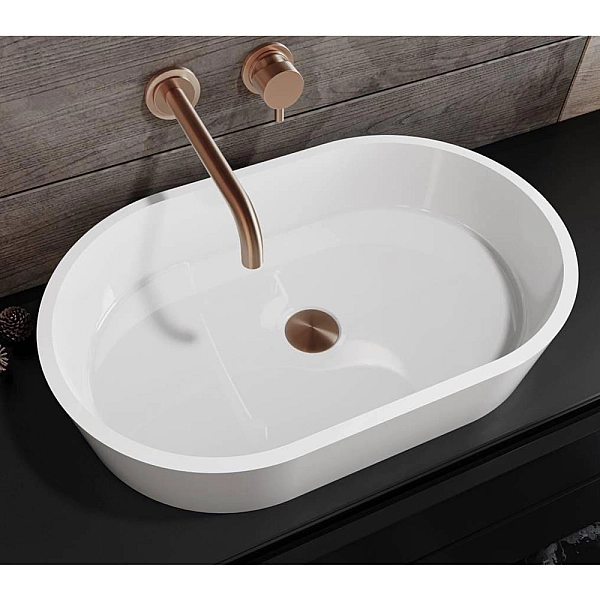 Раковина Sorrento 550х351 накладний, колір білий, покриття глянець (1 сорт) - Фото - 4