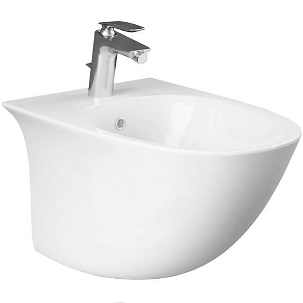 SENBD2101AWHA RAK SENSATION Біде підвісне 1 отв. для змішувача, білий 52CM (1 сорт) - Фото - 3