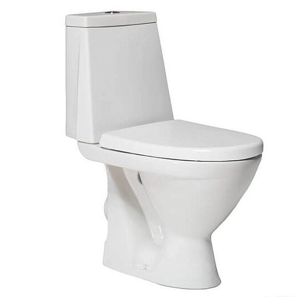 L39000000 MODO Унітаз-компакт, горизонтальний вип., з  дюропл. сидінням з мікроліфтом та арм.дворежимною (1 сорт)