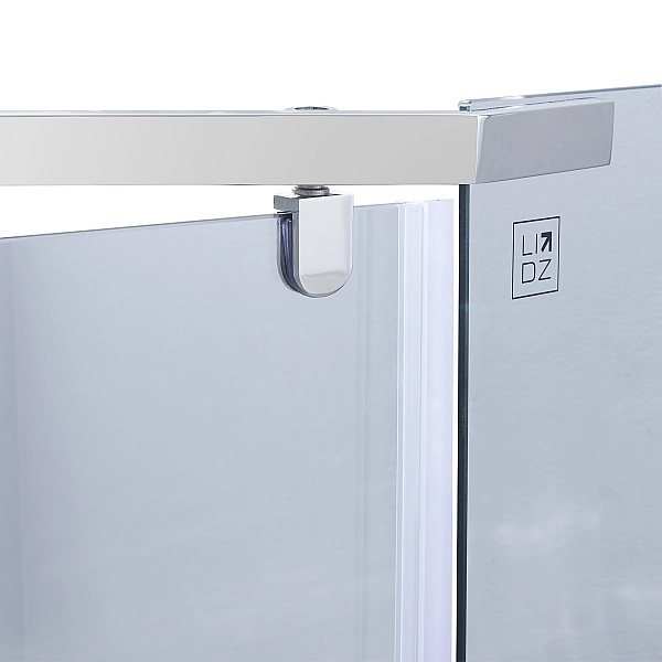 Душевая кабина Lidz Dozorca SC90x90.CRM.LOW.TR, стекло прозрачное 6 мм - Фото - 4