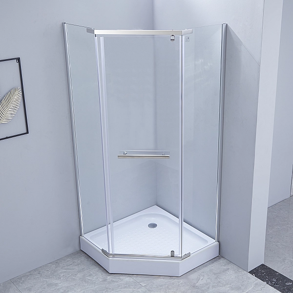 Душевая кабина Lidz Dozorca SC90x90.CRM.LOW.TR, стекло прозрачное 6 мм - Фото - 8