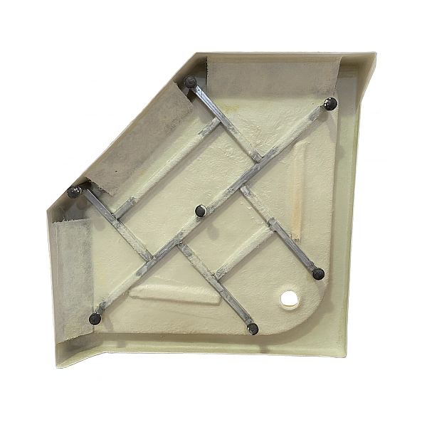 Душевая кабина Lidz Dozorca SC90x90.CRM.LOW.TR, стекло прозрачное 6 мм - Фото - 9